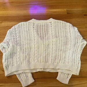 Knit White Cardigan